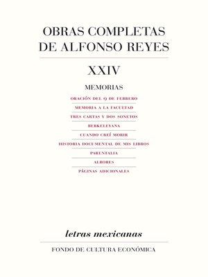 cover image of Obras completas, XXIV